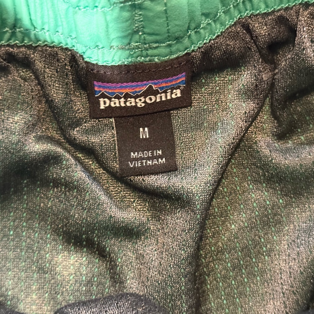 Boys PATAGONIA Hybrid green swim shorts- Size M/10 - Picture 4 of 7